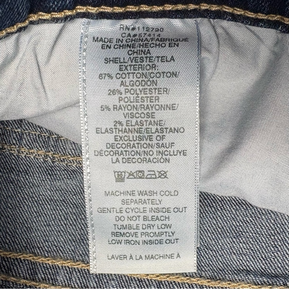 NEW True Religion Billy Flap Bootcut Jeans Size 36 Blue Relaxed Fit 36 x 33.5 - Picture 13 of 14
